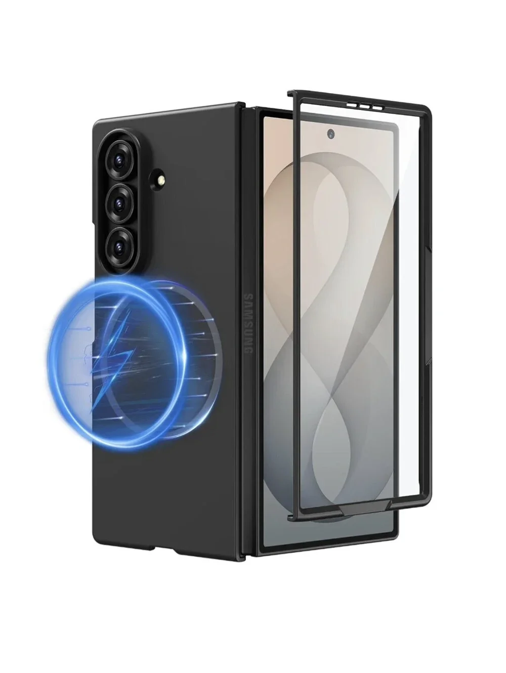 For Samsung Galaxy Z Fold 8/ 8 Ultra Matte Case Mag Safe Shockproof Screen Cover